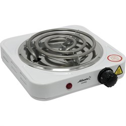 Одноконфорочная электроплитка Atlanta ATH-1734 white - фото 16780705