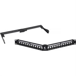 Угловая модульная патч-панель Cabeus PLB-24-CON - фото 16782167