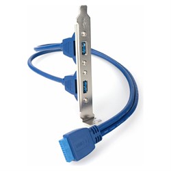 Планка в системный блок Cablexpert CC-USB3-RECEPTACLE - фото 16782312
