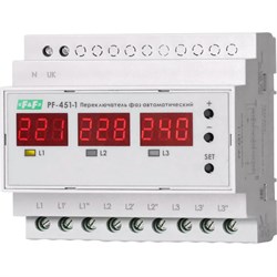 Переключатель фаз Евроавтоматика F&F PF-451-1 - фото 16782381