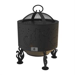 Костровая чаша FIRE-HOUSE Ch3-500коты и звезды - фото 16782583
