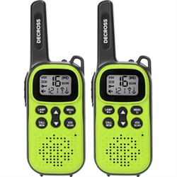 Комплект радиостанций DECROSS DC44 Green Twin EU с ЗУ - фото 16783724