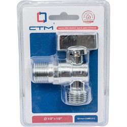 Угловой вентиль для бытовых приборов СТМ CAMR1212 - фото 16786887