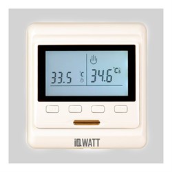 Программируемый терморегулятор для теплого пола IQWATT IQ THERMOSTAT P - фото 16790883