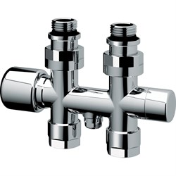 Набор узел с термостатом и запорными клапанами FAR FL 0269 C12 - фото 16796760