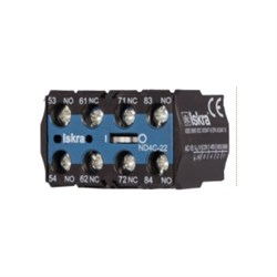 Блок-контакт для миниконтакторов iskra ND4M-22 - фото 16801226