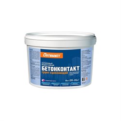 Сцепляющая грунтовка для наружных и внутренних работ ОПТИМИСТ G109 - фото 16801897