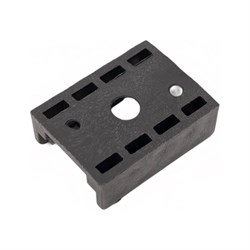 Никелированная клипса для ДСП цоколя Hafele 637.15.340 - фото 16803126