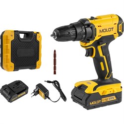 Аккумуляторный дрель шуруповерт MOLOT MBD 1815 Li - фото 16808256