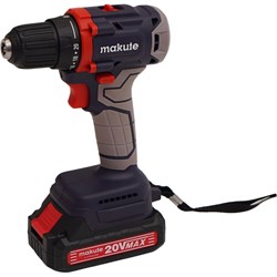 Аккумуляторная дрель шуруповерт Makute CD200-2BL - фото 16809993