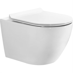 Безободковый подвесной унитаз BOND Oval - фото 16811325