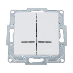 2-клавишный выключатель GUNSAN Eqona - фото 16813979