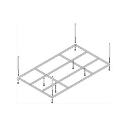 Металлический каркас для акриловой ванны Cezares PLANE_DUO-MF - фото 16814651