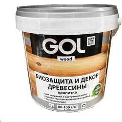 Защитно-декоративная пропитка Palizh GOL wood AQUA - фото 16815820