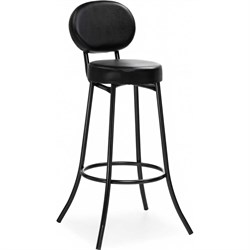 Барный стул Woodville Satearant черный полимер, темный мусс - фото 16819310