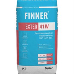 Цементная финишная шпатлевка Dauer finner exter 41w - фото 16821017