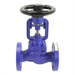 Чугунный фланцевый сильфонный запорный клапан DN.ru v234a - фото 16822219