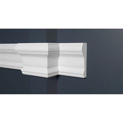 Ударопрочный влагостойкий стеновой молдинг под покраску Decor-Dizayn 147A - фото 16823626