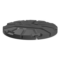 Крышка колодца POLIMER GROUP Роса - 2 цвет черный - фото 16826819