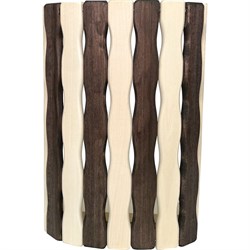 Угловой извилистый абажур Бацькина баня Zebra - фото 16827250