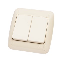 2-клавишный выключатель GUNSAN Fantasy - фото 16828269