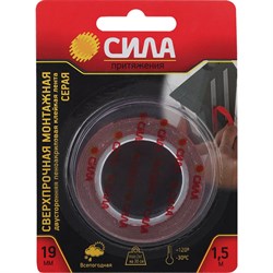 Сверхпрочная пеноакриловая двусторонняя монтажная лента Сила Б0046372 - фото 16828705