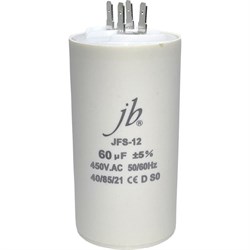 Пусковой конденсатор JB Capacitors JFS12A6606J000000B-160 - фото 16828869