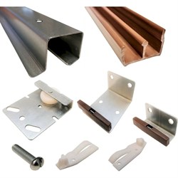 Раздвижная система для двухстворчатых шкафов-купе Левша DL148 - фото 16830656