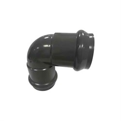 Напорный двухраструбный НПВХ отвод AQUAVIVA AQV102160 26516 - фото 16831266