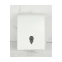 Пластмассовый диспенсер для бумажных полотенец Nofer 04020.W - фото 16831976