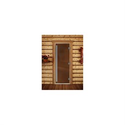 Дверь DoorWood Престиж PRO 10мм, бронза матовая, 190x7 - фото 16832460