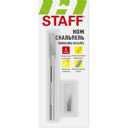 Макетный нож-скальпель STAFF 238258 - фото 16832714