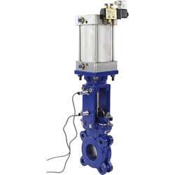 Шиберная задвижка DN.ru GGG40-SS304-EPDM-2W-DA - фото 16838534