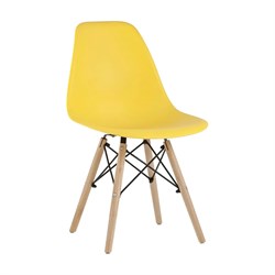 Обеденный стул для кухни Стул Груп dsw style v желтый, разборный фрейм - фото 16841750