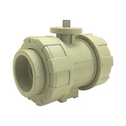 Двухходовой шаровой кран TECHNO 2050-PP - фото 16849349