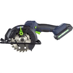 Циркулярная мини аккумуляторная пила AYGER AR18BL2 - фото 16853799