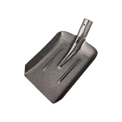 Совковая рельсовая лопата Biber 99222 сталь 12 - фото 16856036