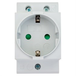 Розетка на DIN рейку PRO MRD1016E 16А с заземлением ЭРА Б0057482 - фото 16856940