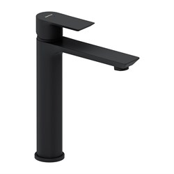 Высокий смеситель для умывальника Damixa Apollo черный - фото 16857444