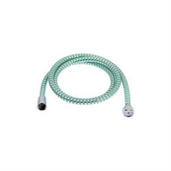 Душевой шланг ZEIN 150 см, с пластиковой конусообразной гайкой, ПВХ, зеленый - фото 16860200