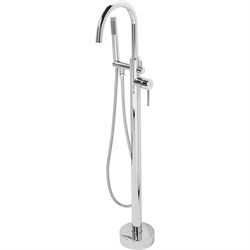 Напольный смеситель для ванны ORANGE Steel - фото 16860212