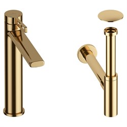 Высокий смеситель для накладной раковины Wellsee ONCE! and forever - фото 16861293