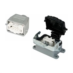 Прямоугольный промышленный разъем Mete Enerji H6E-BM-CCF - фото 16864891