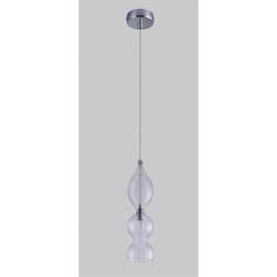 Подвесной светильник Crystal lux Iris SP1 B Transparent - фото 16864917