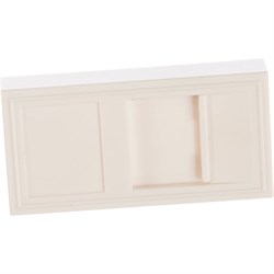 Вставка под модули Keystone NETLAN EC-IMH-1-WT-10 - фото 16864931