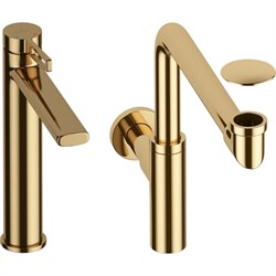 Высокий смеситель для накладной раковины Wellsee ONCE! and forever - фото 16865301