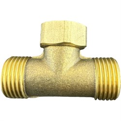 Латунный тройник для труб и смесителей GRIALE DK-420 - фото 16867180