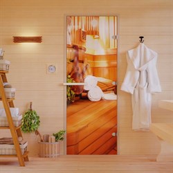 Правая дверь для бани DoorWood УТ-00014684 - фото 16869489