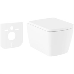 Подвесной безободковый унитаз Lavinia Boho Aveo Rimless - фото 16869611