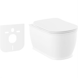 Подвесной безободковый унитаз Lavinia Boho Bell Pro Rimless - фото 16869623